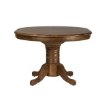 Carolina Crossing - 5 Piece Pedestal Table Set - Antique Honey - Image 5