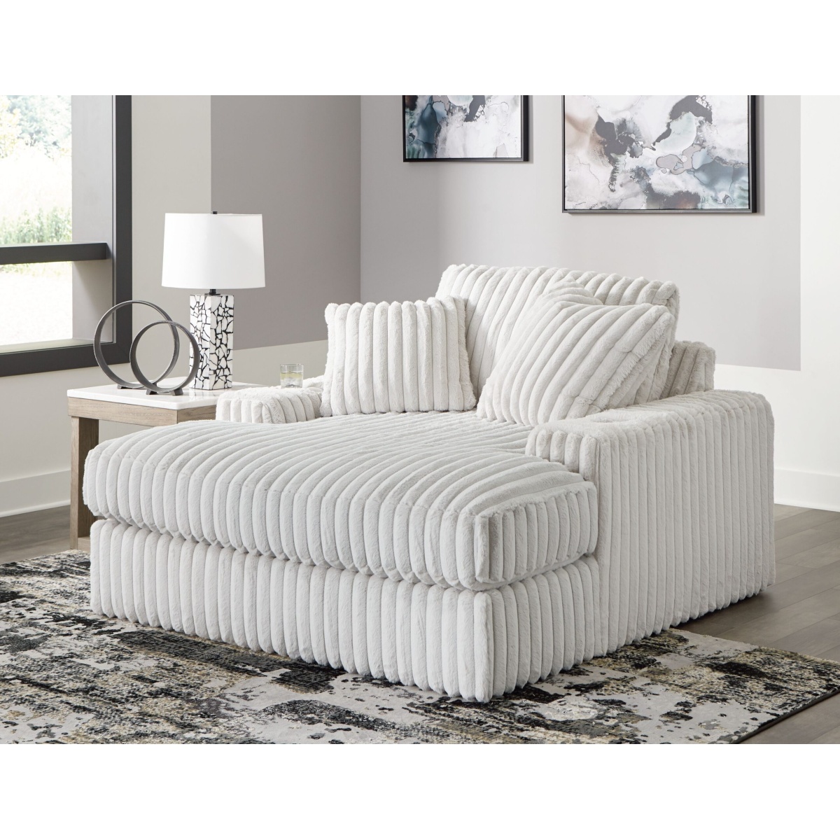 Stupendous – Alloy – 5 Pc. – 4-Piece Sectional, Oversized Chaise Living Room Sets 18