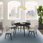 Arcadia - Round 5 Piece Dining Set - Gray - Image 10