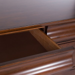 Rustic Traditions - 4 Piece Bedroom Set (Queen Sleigh Bed, Dresser & Mirror, Nightstand) - Rustic Cherry - Image 11