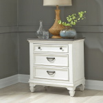 Allyson Park - 4 Piece Bedroom Set (King Panel Bed, Dresser & Mirror, Nightstand) - White - Image 9