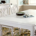 Summer House - 5 Piece Rectangular Table Set - Oyster White - Image 2
