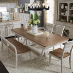 Farmhouse Reimagined - 6 Piece Trestle Set - White