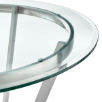 Naomi And Lorin - 4 Piece Counter Height Dining Set - Brushed Silver / Gray - Image 7