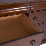 Rustic Traditions - 4 Piece Bedroom Set (Queen Sleigh Bed, Dresser & Mirror, Nightstand) - Rustic Cherry - Image 10