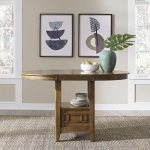 Santa Rosa - 5 Piece Pub Set - Light Brown - Image 4