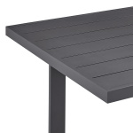 Menorca - 7 Piece Outdoor Patio Dining Table Set - Gray - Image 7