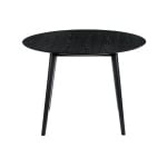 Arcadia - Round 5 Piece Dining Set - Charcoal / Black - Image 5