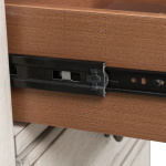 Farmhouse Reimagined - 5 Piece Bedroom Set (King Poster Bed, Dresser & Mirror, Chest, Nightstand) - White - Image 13