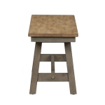 Lindsey Farm - 6 Piece Trestle Table Set - Dark Gray - Image 12