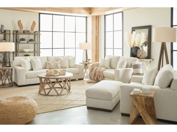 Maggie – Birch – 4 Pc. – Sofa, Loveseat, Chair and a Half, Ottoman Living Room Sets