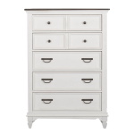 Allyson Park - 5 Piece Bedroom Set (Queen Panel Bed, Dresser & Mirror, Chest, Nightstand) - White - Image 10