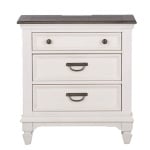 Allyson Park - 5 Piece Bedroom Set (California King Panel Bed, Dresser & Mirror, Chest, Nightstand) - White - Image 12