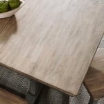 Lindsey Farm - 5 Piece Gathering Table Set - Dark Gray - Image 2