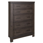 Thornwood Hills - 4 Piece Bedroom Set (King Storage Bed, Dresser & Mirror, Chest) - Rock Beaten Brown - Image 9