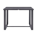 Menorca - Outdoor Patio 5 Piece Bar Table Set - Gray - Image 4