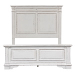 Abbey Park - 5 Piece Bedroom Set (Queen Panel Bed, Dresser & Mirror, Chest, Nightstand) - White - Image 4