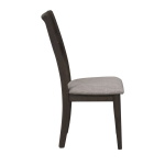 Double Bridge - 6 Piece Trestle Table Set - Dark Brown - Image 8