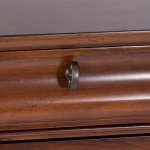 Rustic Traditions - 4 Piece Bedroom Set (Queen Sleigh Bed, Dresser & Mirror, Chest) - Dark Brown - Image 9