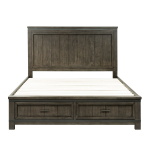 Thornwood Hills - 4 Piece Bedroom Set (King Storage Bed, Dresser & Mirror, Chest) - Rock Beaten Brown - Image 7