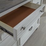 Allyson Park - 5 Piece Bedroom Set (California King Panel Bed, Dresser & Mirror, Chest, Nightstand) - White - Image 6