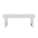 Amanda - 3 Piece Rectangular Dining Set - White - Image 4