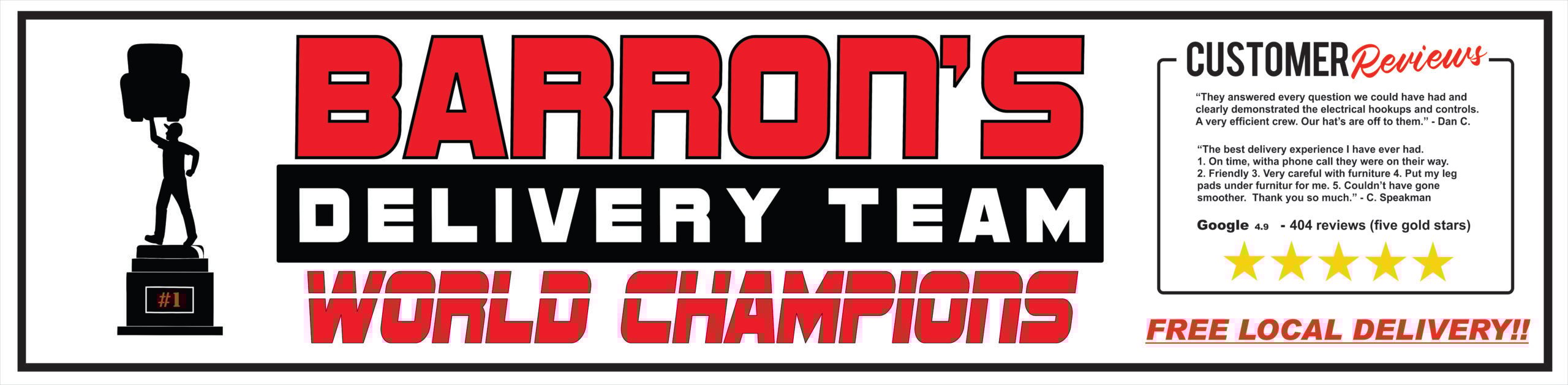 Barron’s World Champs Banner